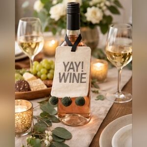Primatives By Kathy Wine Bottle Tag